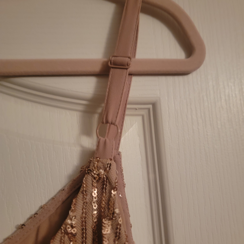 torrid Sequin Fringe Dress in Rose Gold Tones - Picture 10 of 10